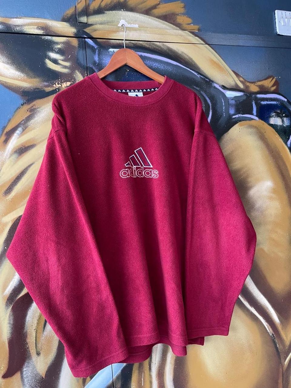 Adidas Centre Logo Fleece Sweatshirt