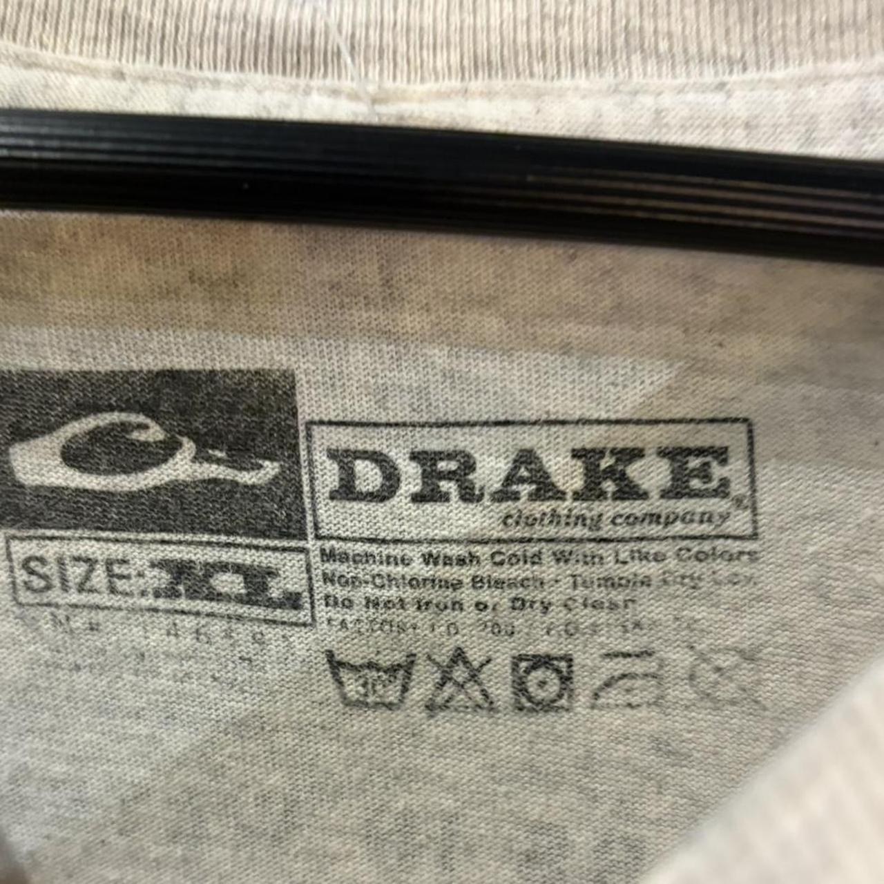 1224G04-F - Vintage Retro Essential Grey Drakes gun bullet hunting Waterfowl System Graphic Print Top Tee T-shirt #90s #graphic #top #essential #drakes