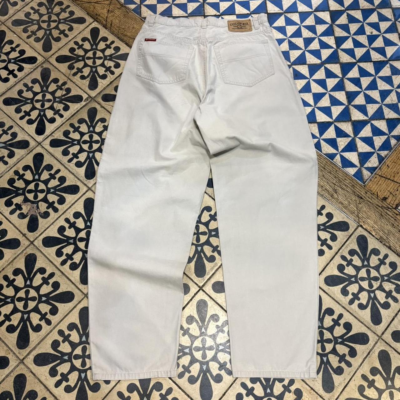BR2401N-F - Vintage retro essential Grey Columbia Stone Expedition Hike OutdoorsTrousers pants #skater #utility #climbing #hiking #columbia