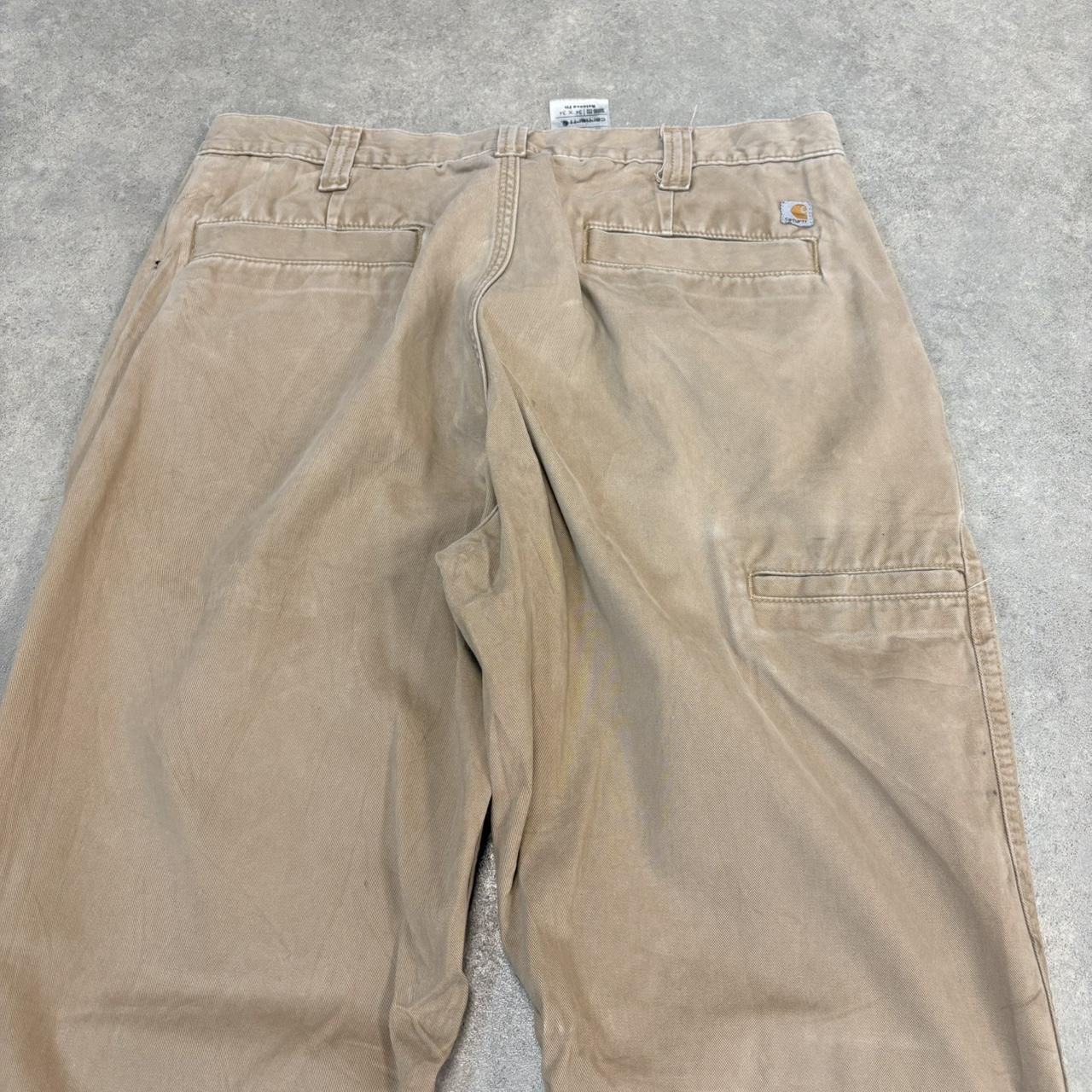 BR2701DL-U - Vintage retro essential Beige Carhartt carpenter Trousers pants casual workwear #skater #utility #workwear #carpenter #carhartt