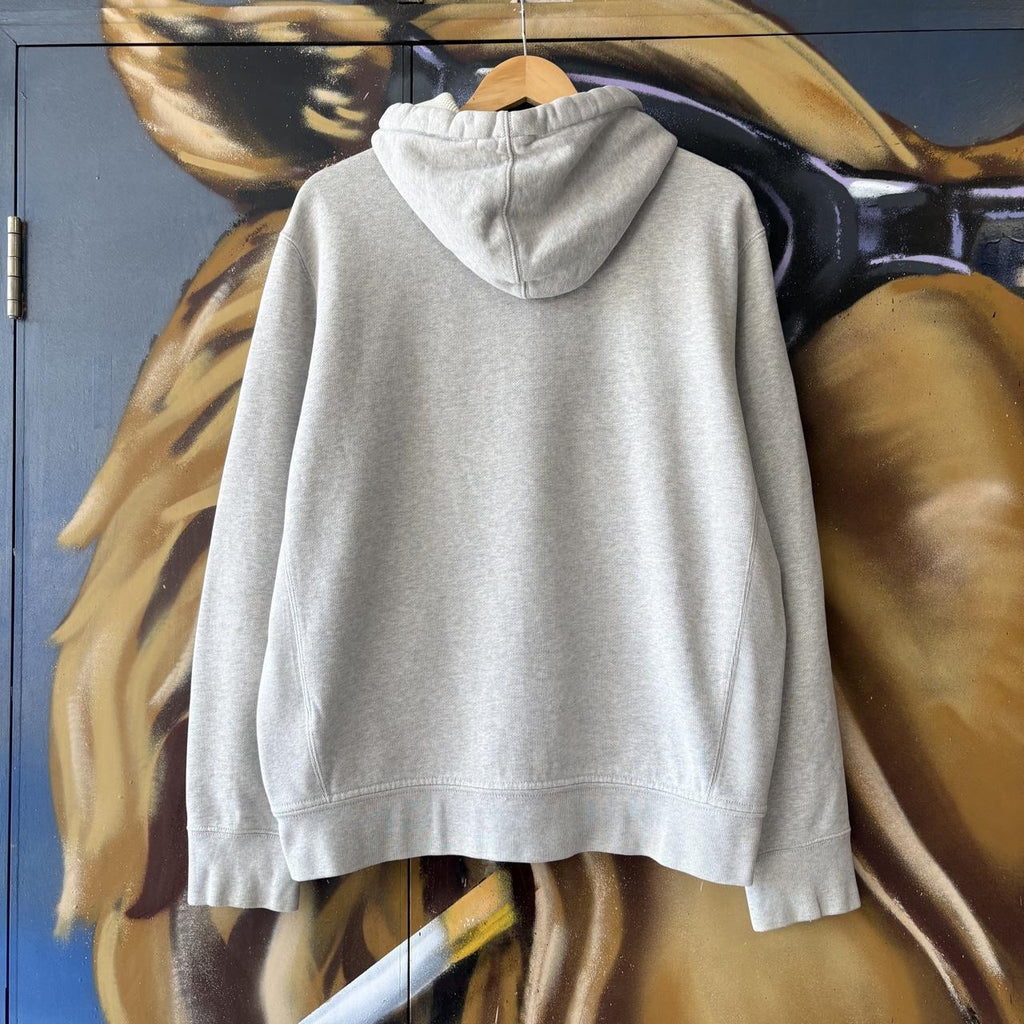 Vintage Polo Ralph Lauren Hoodie Mens Large Grey Full Zip Sweatshirt  Jumper Preppy Old Money Top 90s Y2K 00s