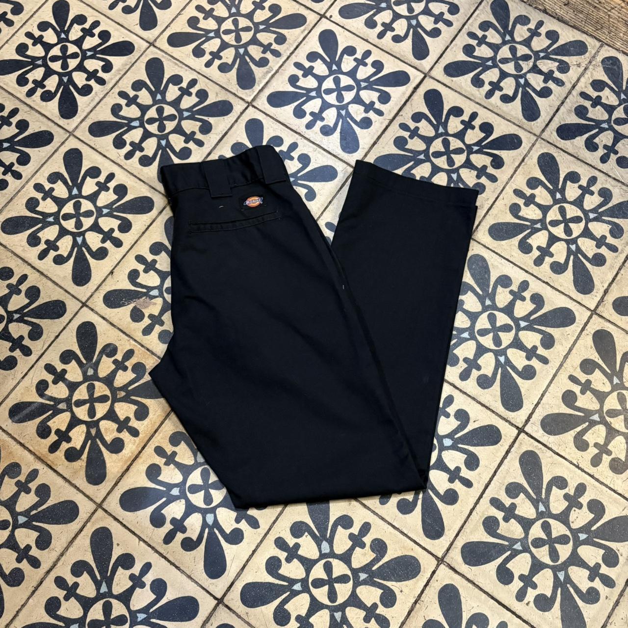 BR1011DT-P - Vintage retro essential Black Dickies Straight Leg Trousers pants casual workwear #skater #utility #workwear #straightleg #dickies