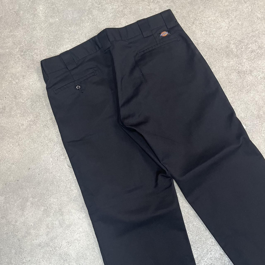 Dickies Black Chino Skater Trousers Workwear Pants