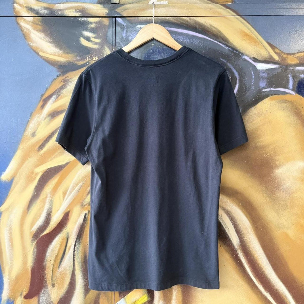 BR2306OX-U - Vintage Retro Essential Nike Team Just Do It Embroidered Black Top Tee T-shirt #y2k #embroidered #justdoit #essential #nike