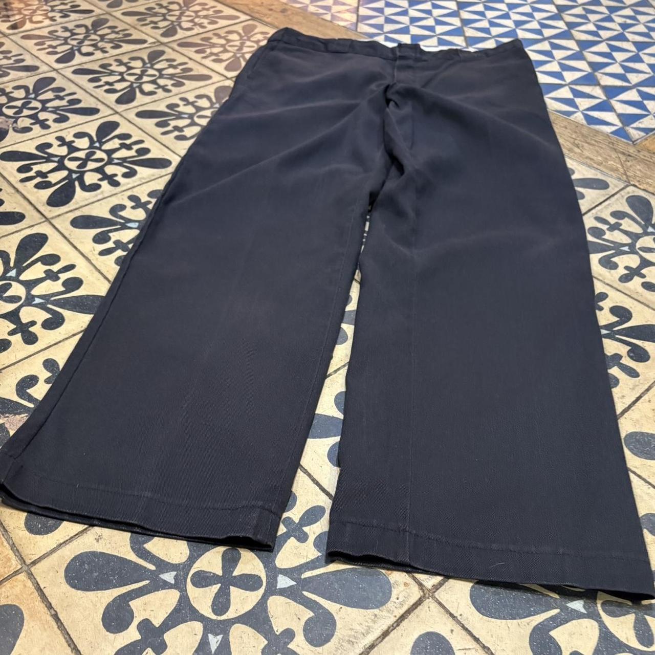 BR1011CV-F - Vintage retro essential Black Dickies Straight Leg Trousers pants casual workwear #skater #utility #workwear #straightleg #dickies