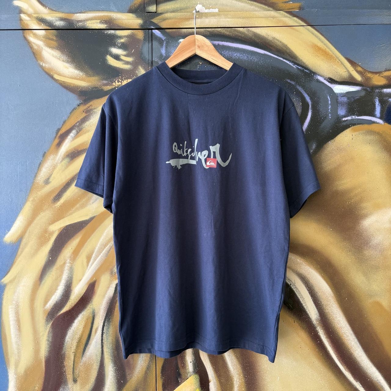 Vintage Quiksilver T shirt Men’s Small Graffiti Logo Spell Out Graphic Print Skate Surf Deadstock Brand New with Tags Tee Top 90s Y2K 00s