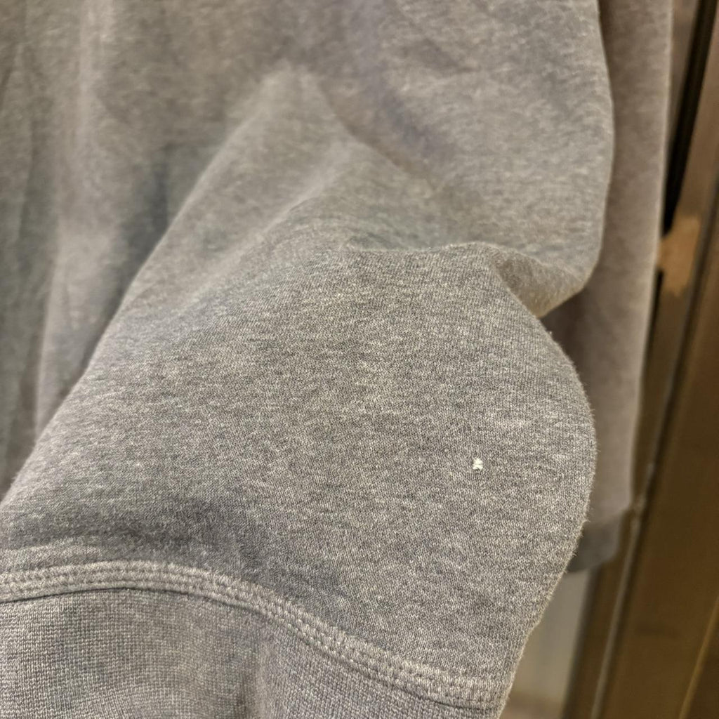MA2207KD-P - Vintage Retro Essential Grey Nike Full Zip Sweatshirt Hoodie with embroidered swoosh logo #90s #sportswear #essential #nike #y2k