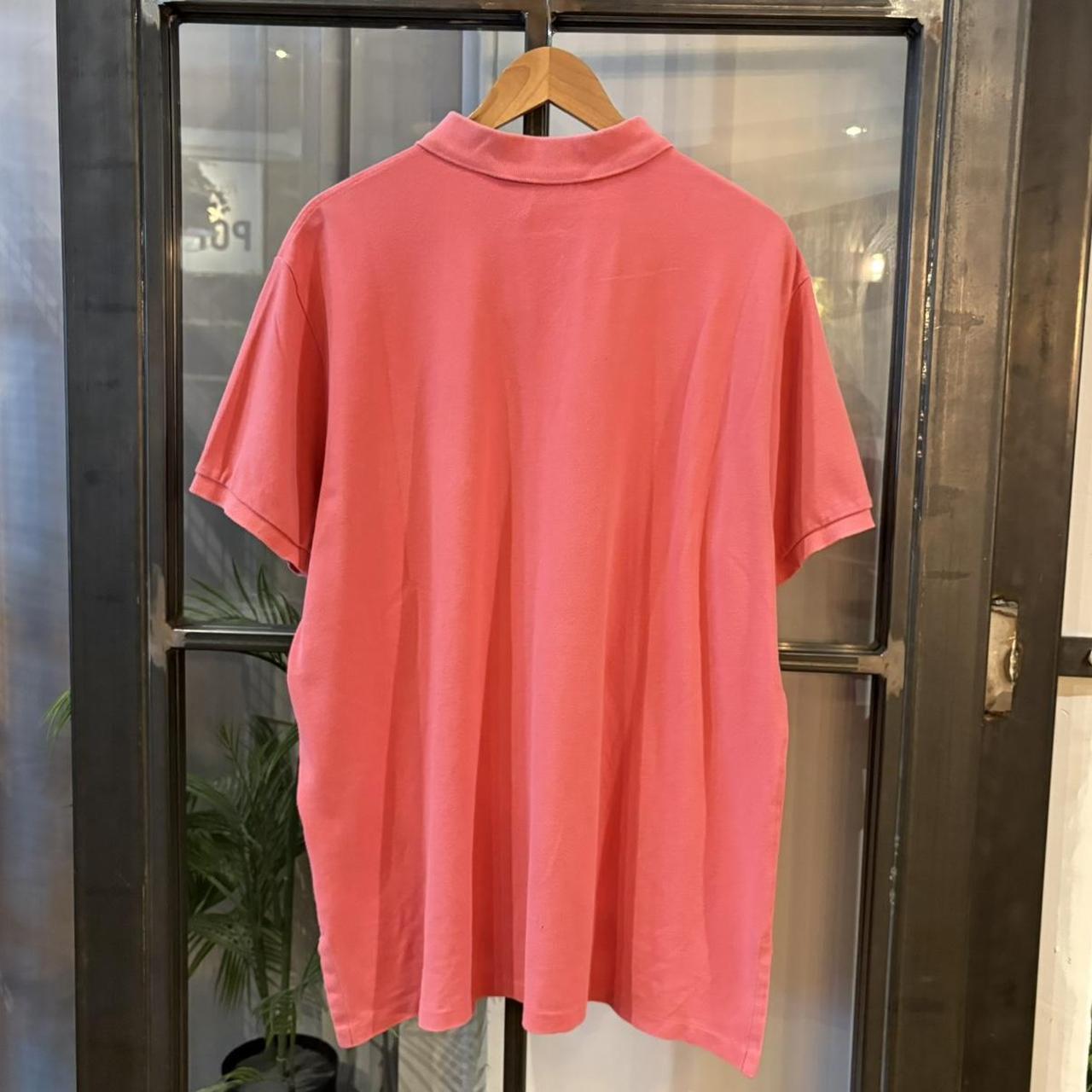BR1209LW-P - Vintage Ralph Lauren Plain Pink Short Sleeve collared button up polo shirt top #Y2K #preppy #chiefkeef #smartcasual #oldmoney