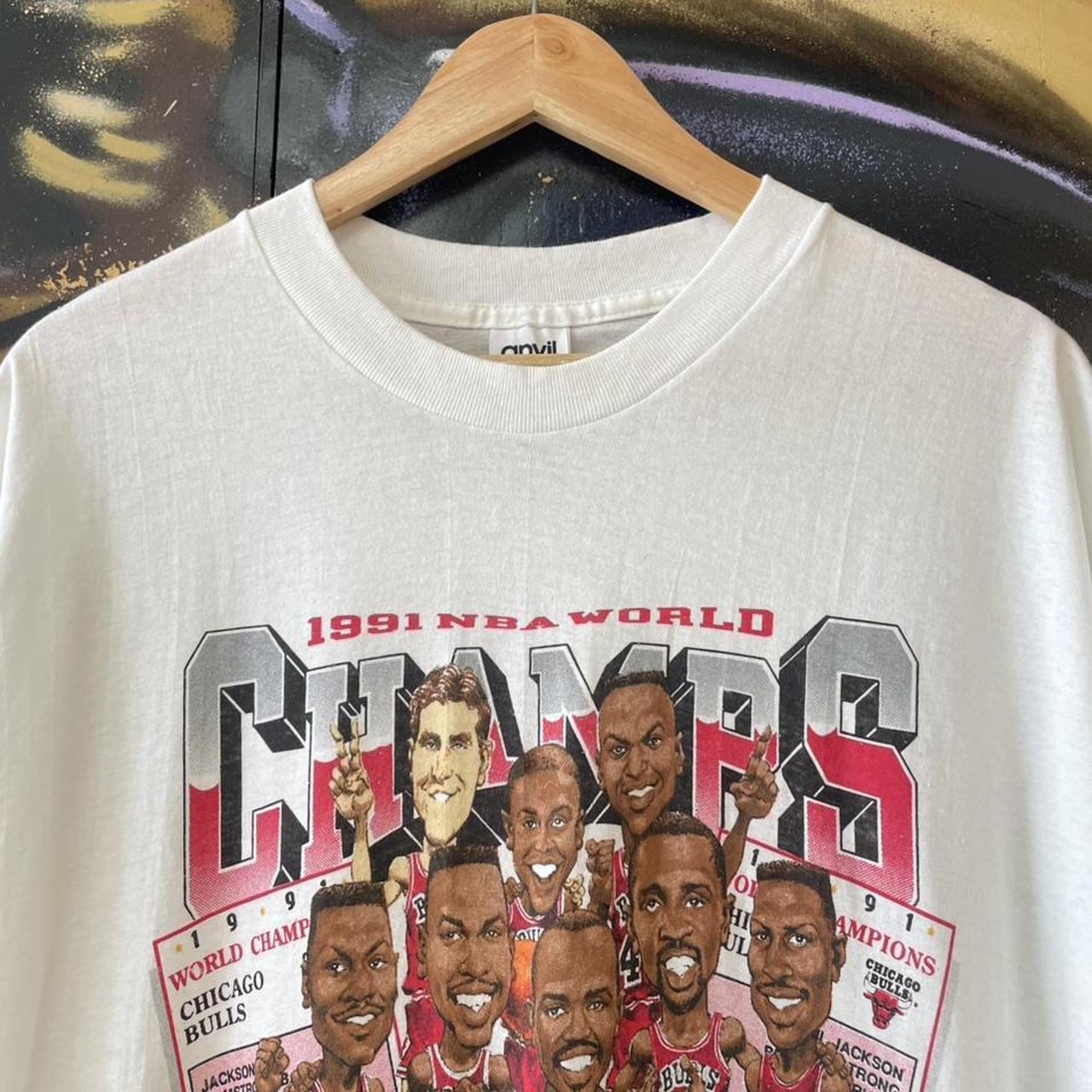 Vintage Chicago Bulls 1991 NBA Champions T Shirt