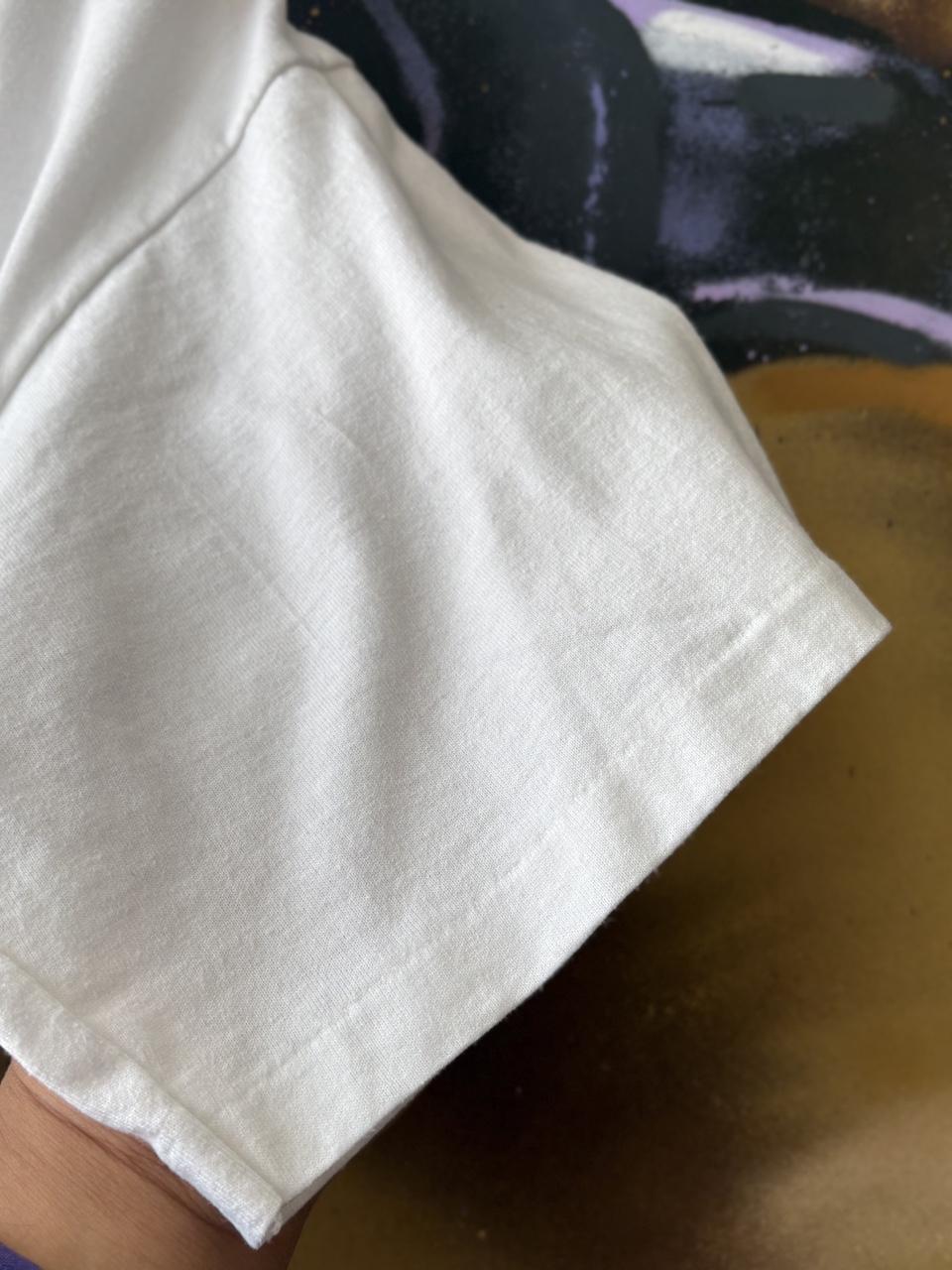Vintage Graphic Print T shirt Mens XL White Souvenir Promo Safe Sex Funny Single Stitch Tee Top 90s