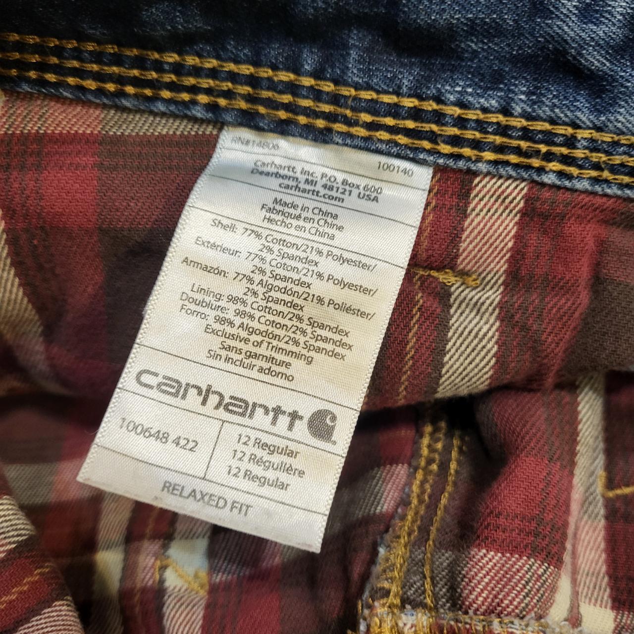 TRW203BR - Vintage retro essential Carhartt Straight Leg Blue Wash Denim Jeans Trousers pants #denim #skater #y2k #denimjeans #carhartt