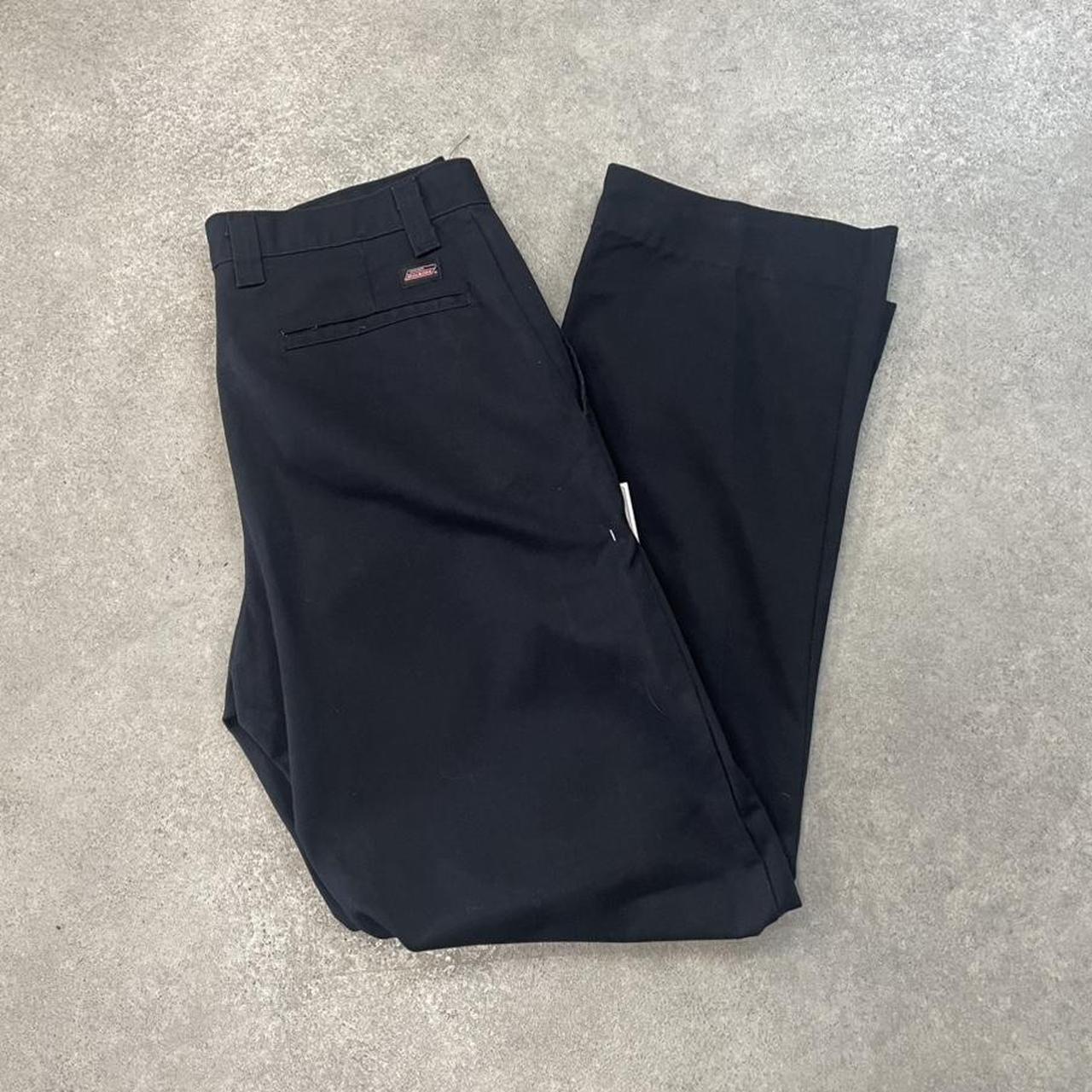 Dickies Black Chino Skater Trousers Workwear Pants