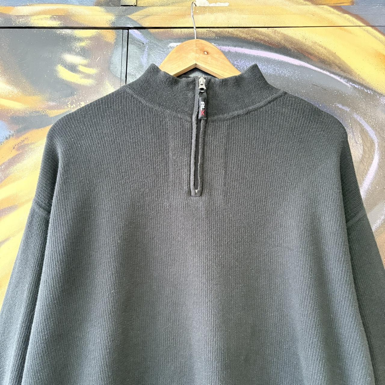 Vintage Polo Sport Ralph Lauren Black 1/4 quarter zip up Sweatshirt jumper fleece top #Y2K #preppy #quarterzip #smartcasual #oldmoney