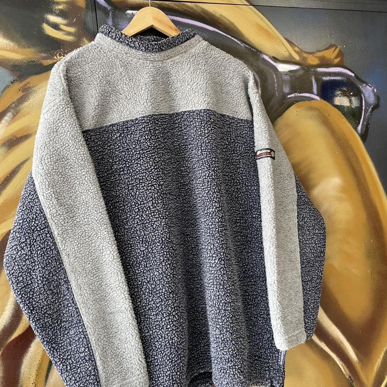 Vintage Two Tone Deep Pile Fleece Sweatshirt