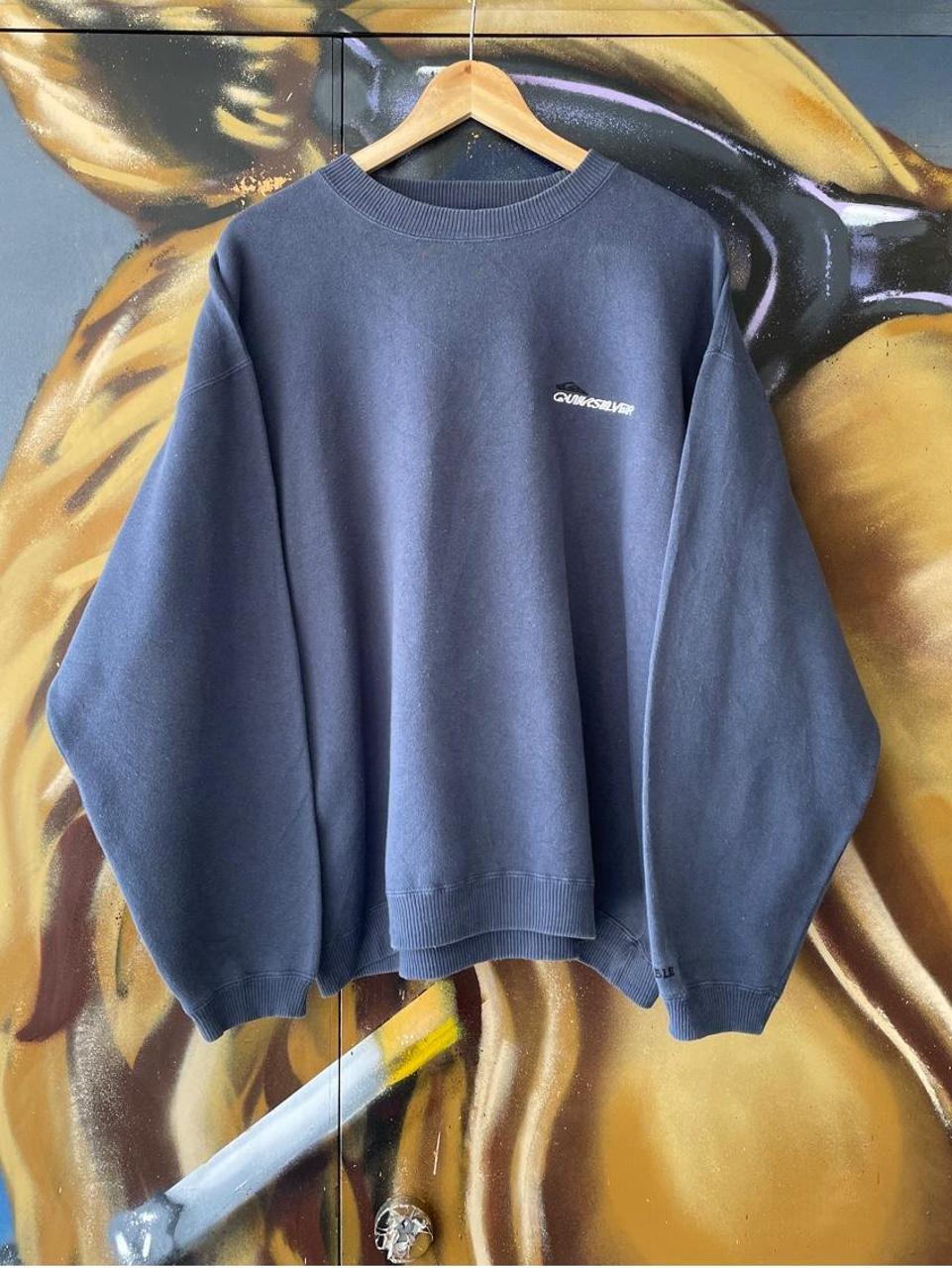 Y2K Quiksilver Embroidered Logo Sweatshirt