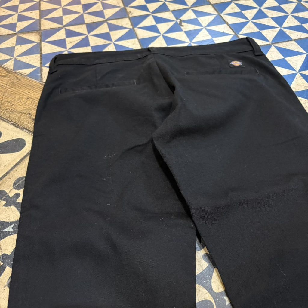 TRW421F-P - Vintage retro Essential Black Dickies Straight Leg Trousers pants casual workwear #skater #utility #workwear #regular #dickies