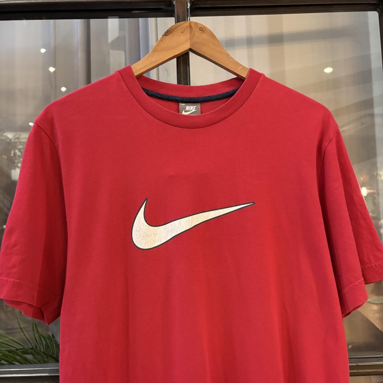 Vintage Nike T shirt Mens Large Big Solo Swoosh Graphic Print Streetwear Tee Top 90s Y2K 00s