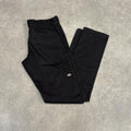 BR1912ZQ-U - Vintage retro essential Black Dickies Skinny Straight Double Knee Trousers pants casual workwear #skater #utility #doubleknee #skinnystraight #dickies