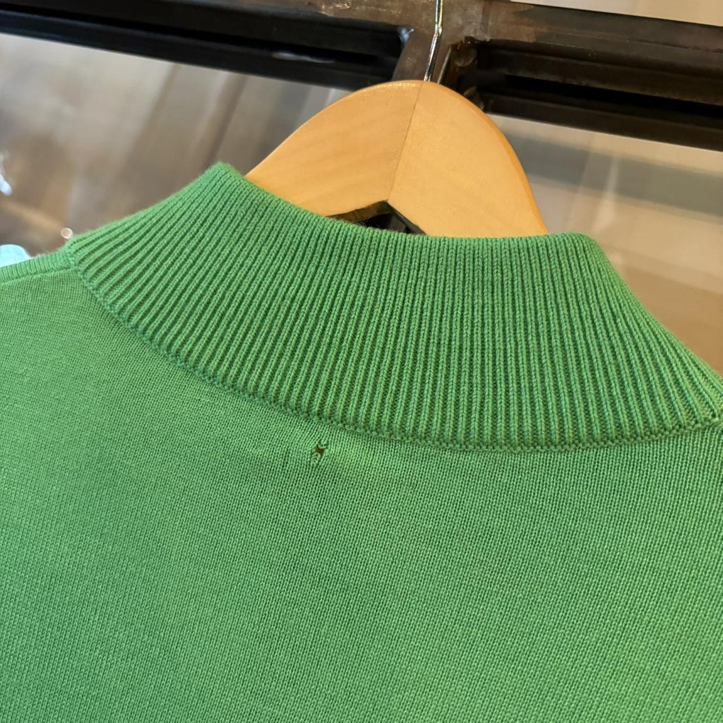 SWT652F - Vintage Ralph Lauren Green quarter 1/4 zip up sweatshirt jumper fleece #Y2K #preppy #chiefkeef #smartcasual #oldmoney