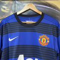 2011 2012 Manchester United Nike Away Striped Long Sleeve