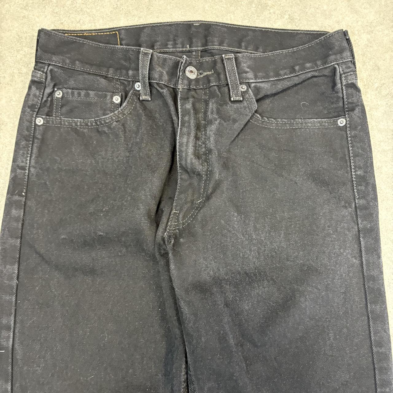 Vintage Levi's 505 Jeans Mens 32x30 Black Denim Wash Straight Leg Trousers Cowboy Western USA 90s Y2K