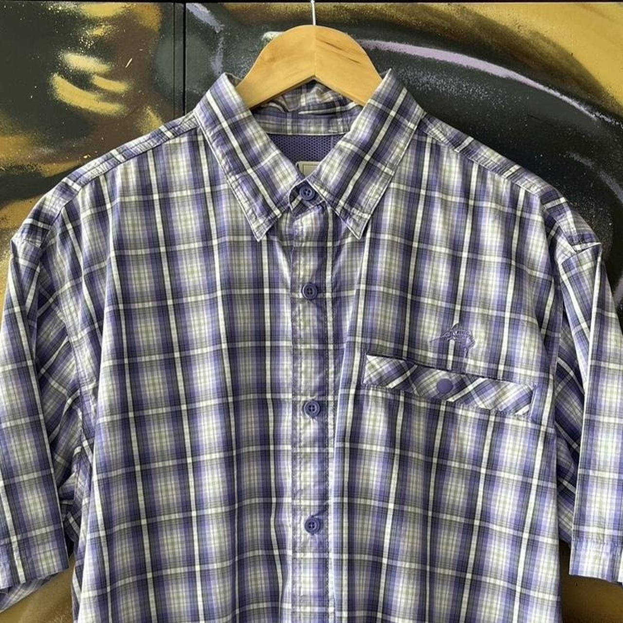 Checked Short Sleeve Button Up Shirt
