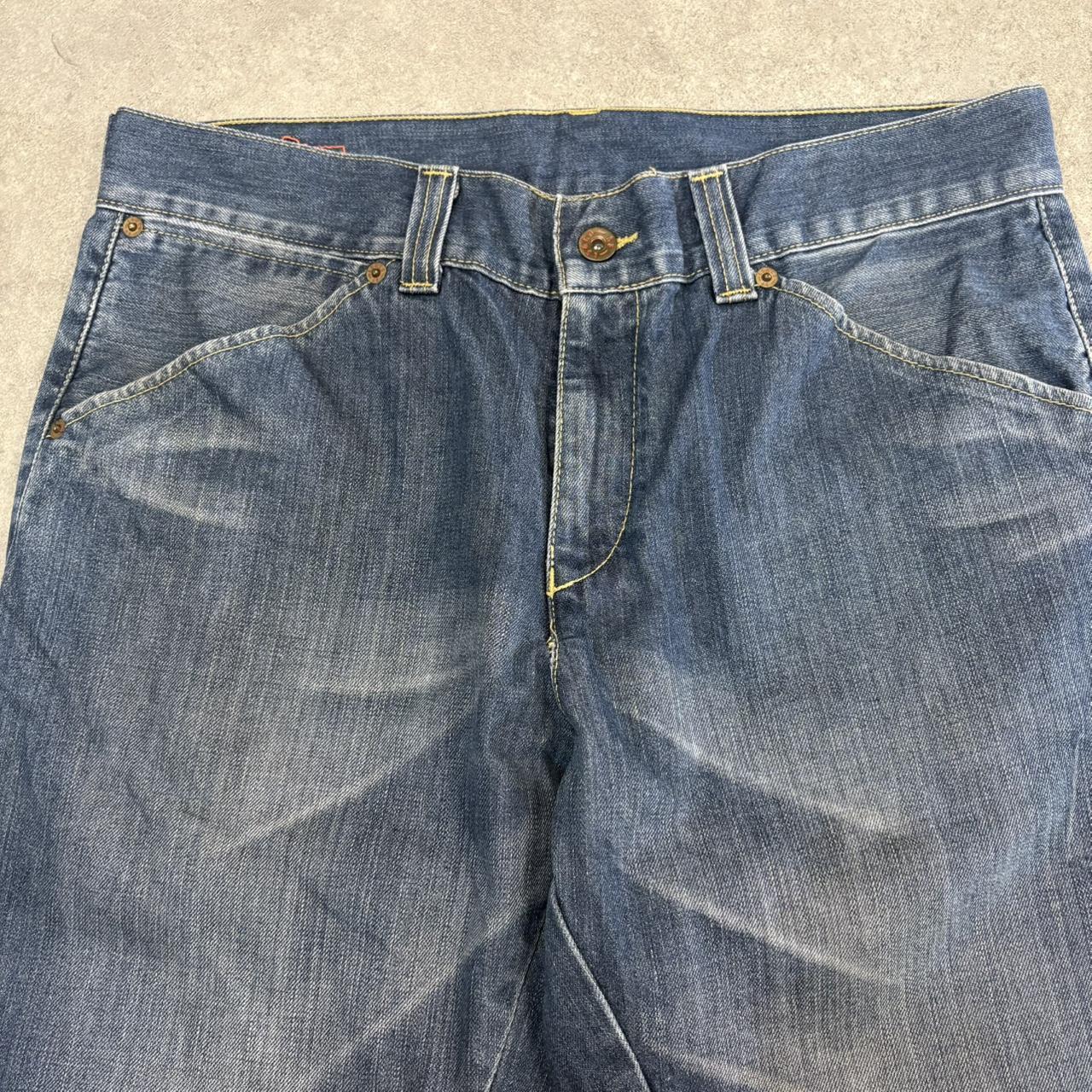 Vintage Blue Wash Levi’s Jorts Mens 32” Skate Surf Denim Jean Shorts Hip Hop Streetwear Y2K