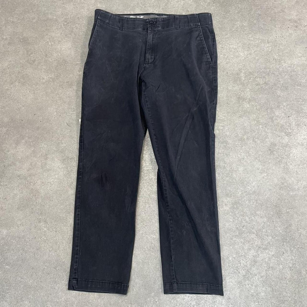 Dickies Black Chino Skater Trousers Workwear Pants