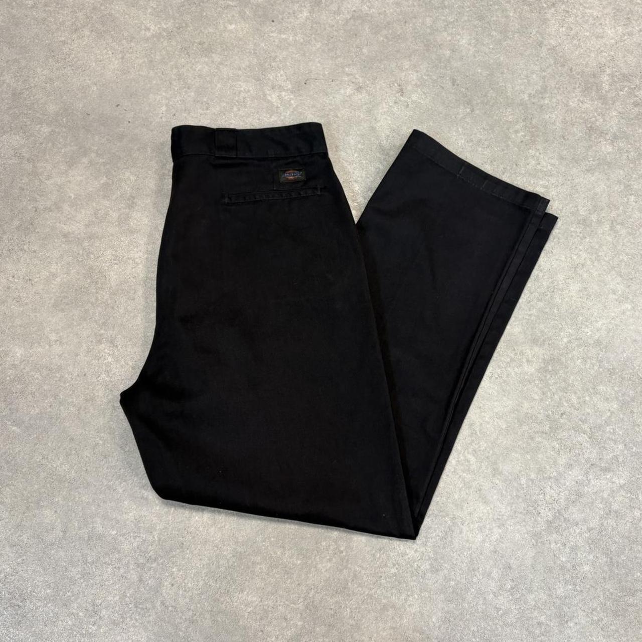 BR1912ZW-U - Vintage retro essential Black Dickies Straight Leg Trousers pants casual workwear #skater #utility #workwear #straightleg #dickies