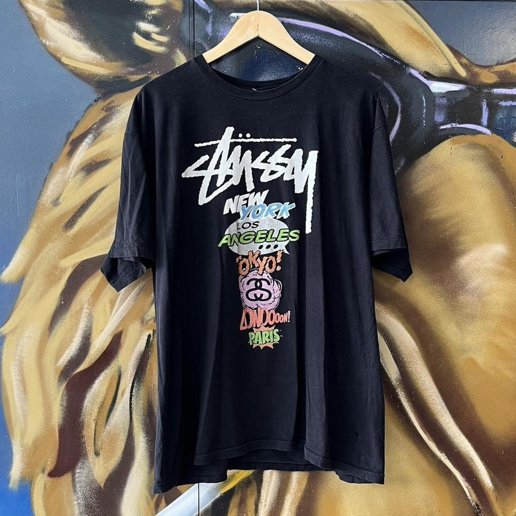 Stussy Large Front Logo Graphic Tee