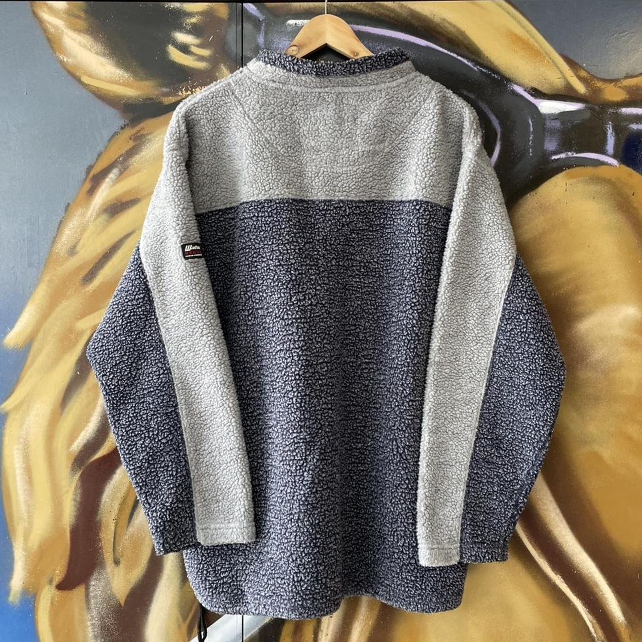 Vintage Two Tone Deep Pile Fleece Sweatshirt