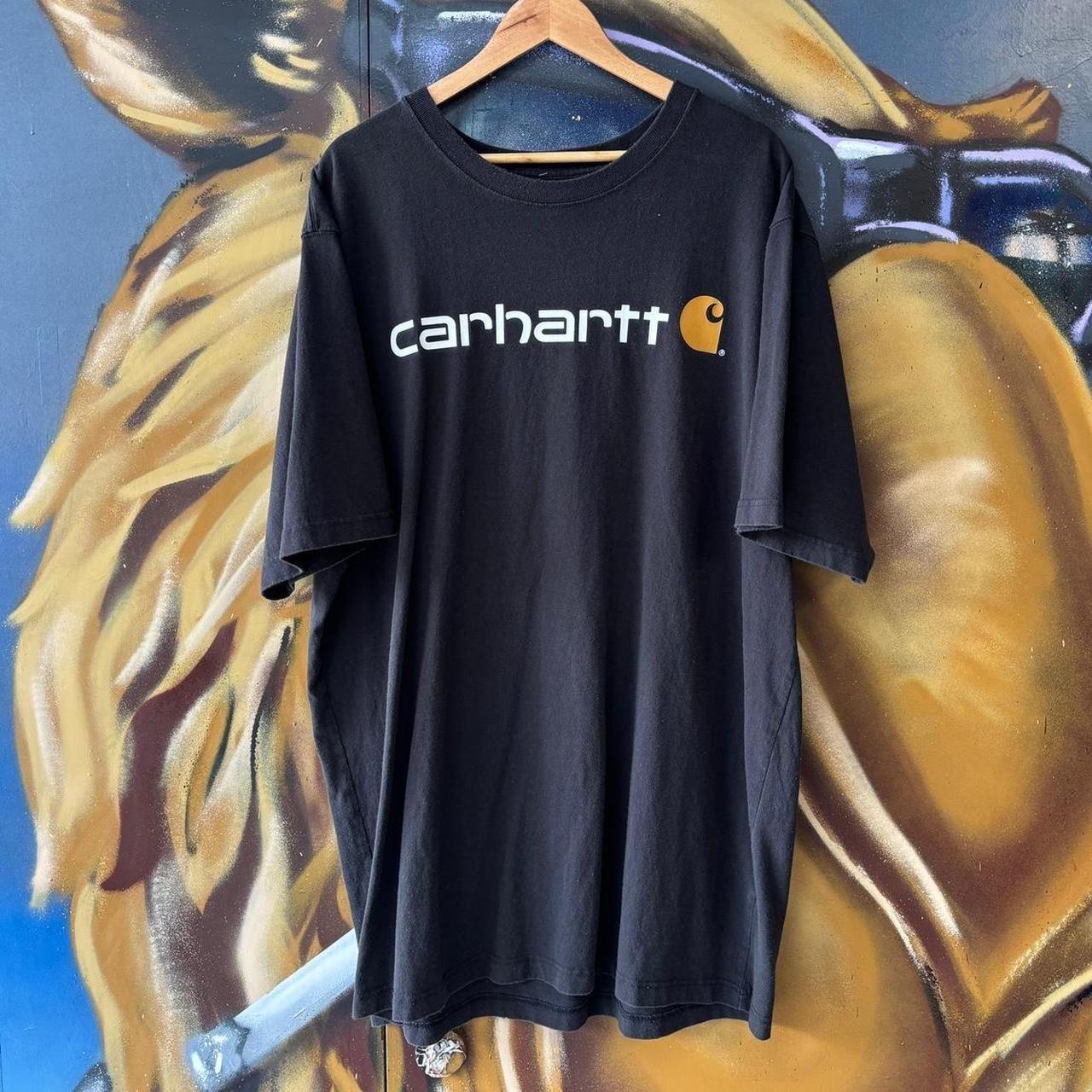 Carhartt Centre Logo Spellout Graphic Tee