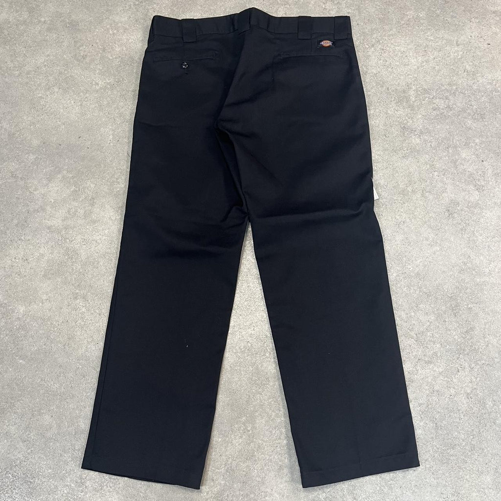 Dickies Black Chino Skater Trousers Workwear Pants