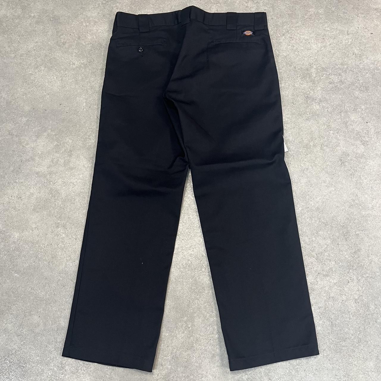 Dickies Black Chino Skater Trousers Workwear Pants
