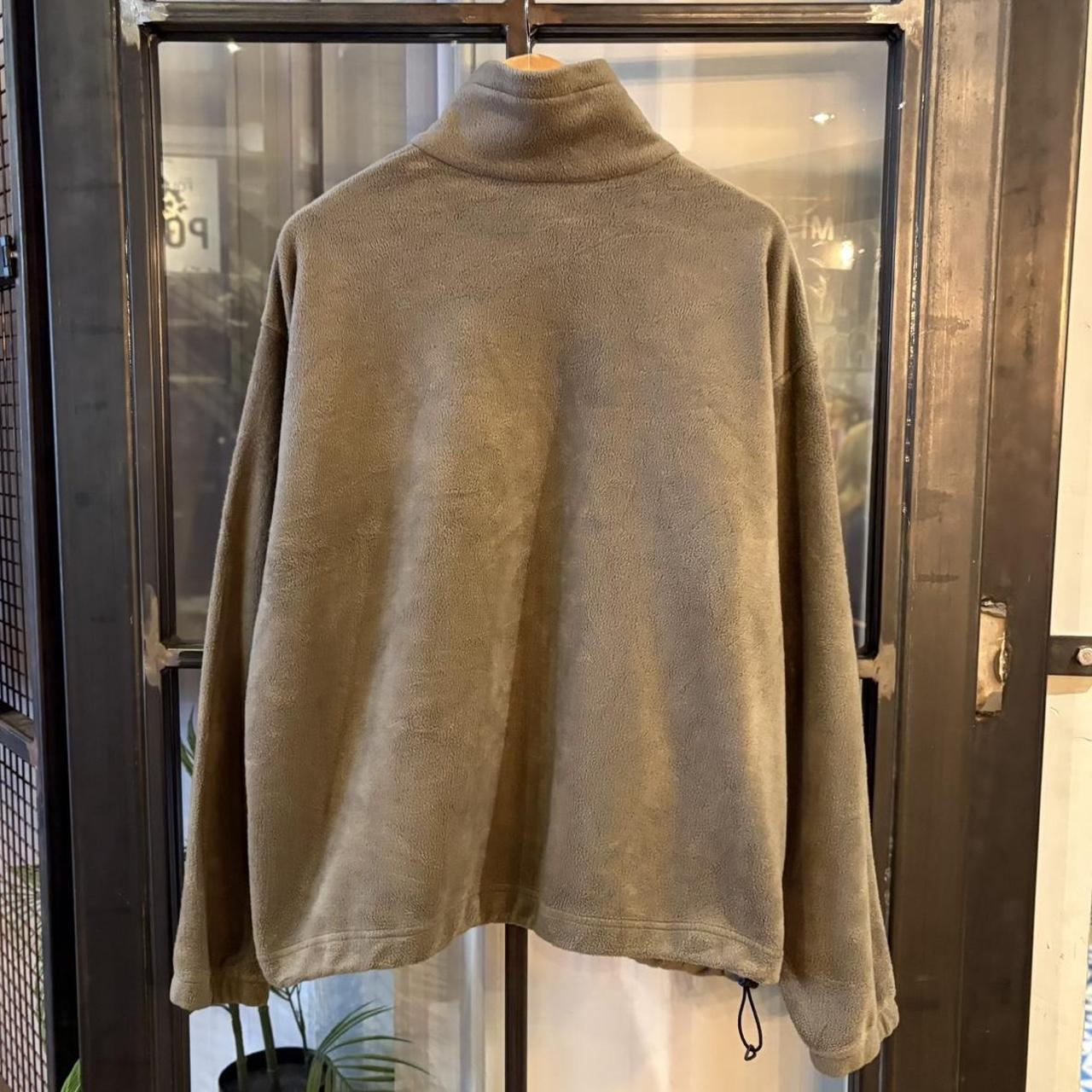 SWT663F - Vintage retro essential Grey / Khaki Columbia full zip up outdoor sweatshirt fleece jacket #columbia #outdoor #expedition #hike #gorpcore