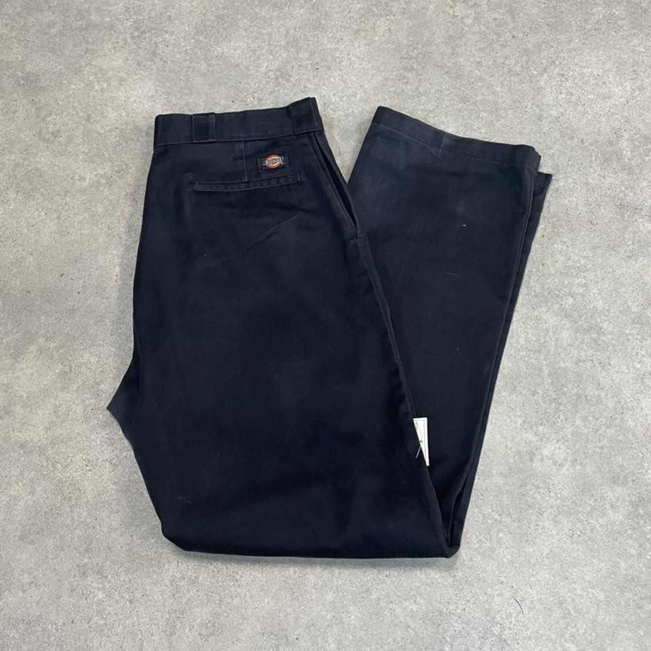 Dickies Black Chino Skater Trousers Workwear Pants