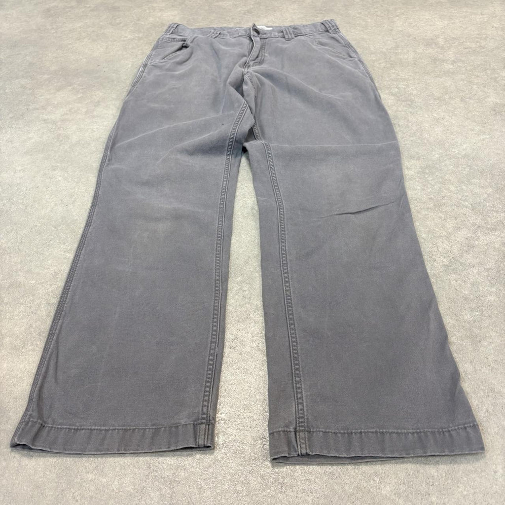 BR2701ED-U - Vintage retro essential  Carhartt Grey carpenter Trousers pants casual workwear #skater #utility #workwear #carpenter #carhartt