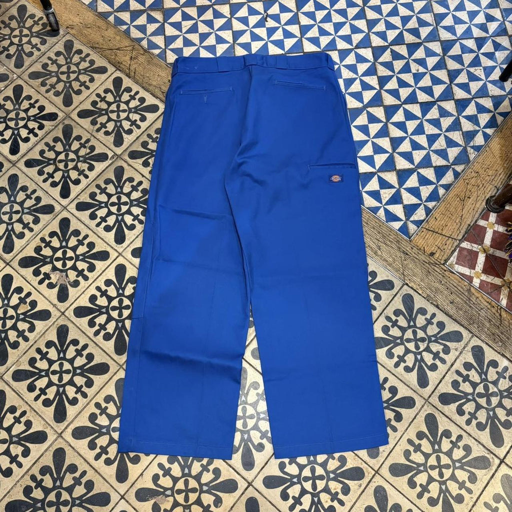 B0425A38BR - Vintage retro essential Blue Dickies Straight Leg Double Knee Trousers pants casual workwear #skater #utility #workwear #doubleknee #dickies