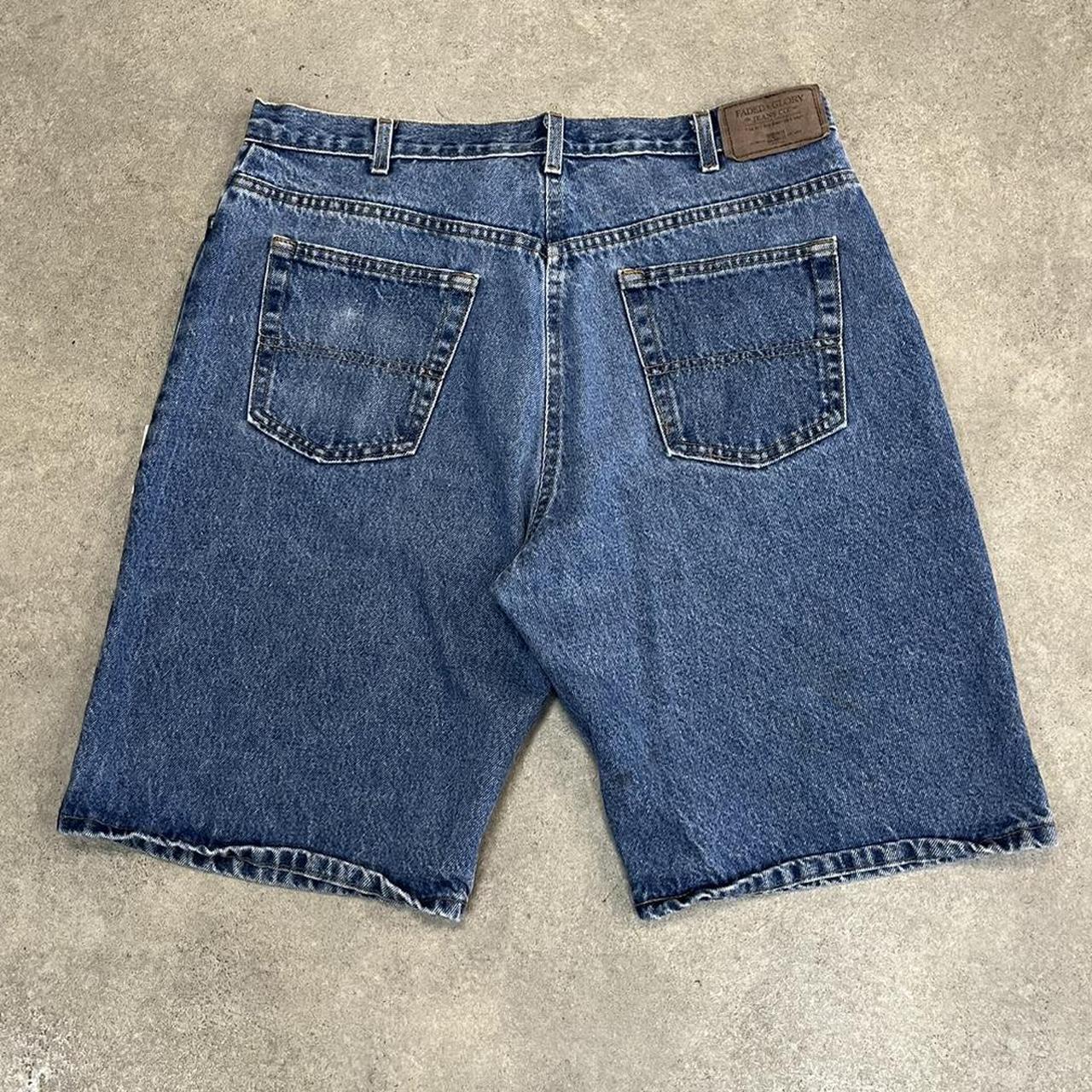 Faded Glory Dark Wash Denim Jorts