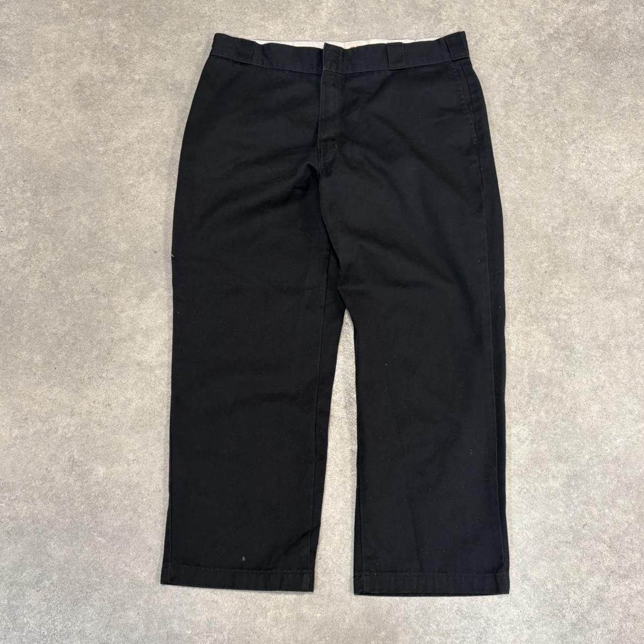 BR1011BA-U - Vintage retro essential Black Dickies Straight Leg Trousers pants casual workwear #skater #utility #workwear #straightleg #dickies