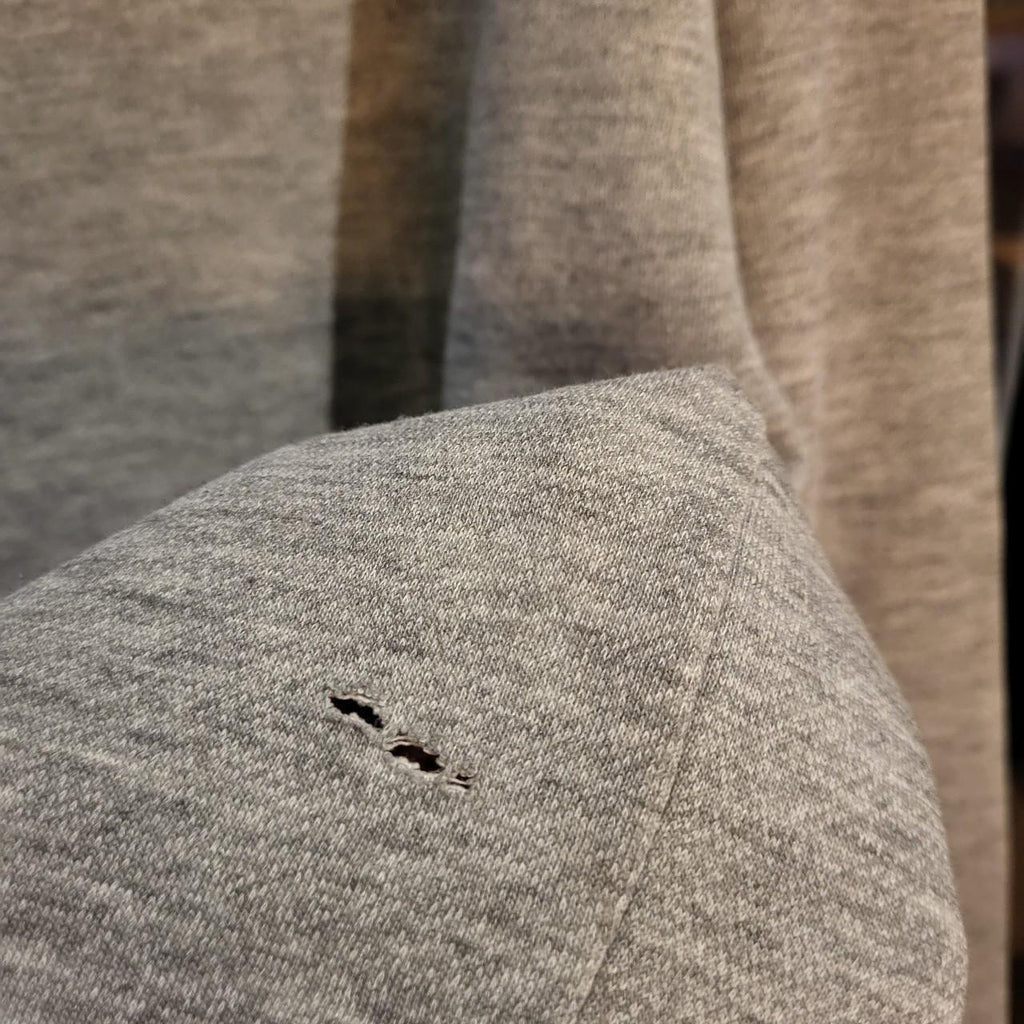 SWT123 - Vintage Retro Essential Grey Puma sweatshirt jumper pullover crewneck with centre spell out logo #puma #essential #casual #baggy