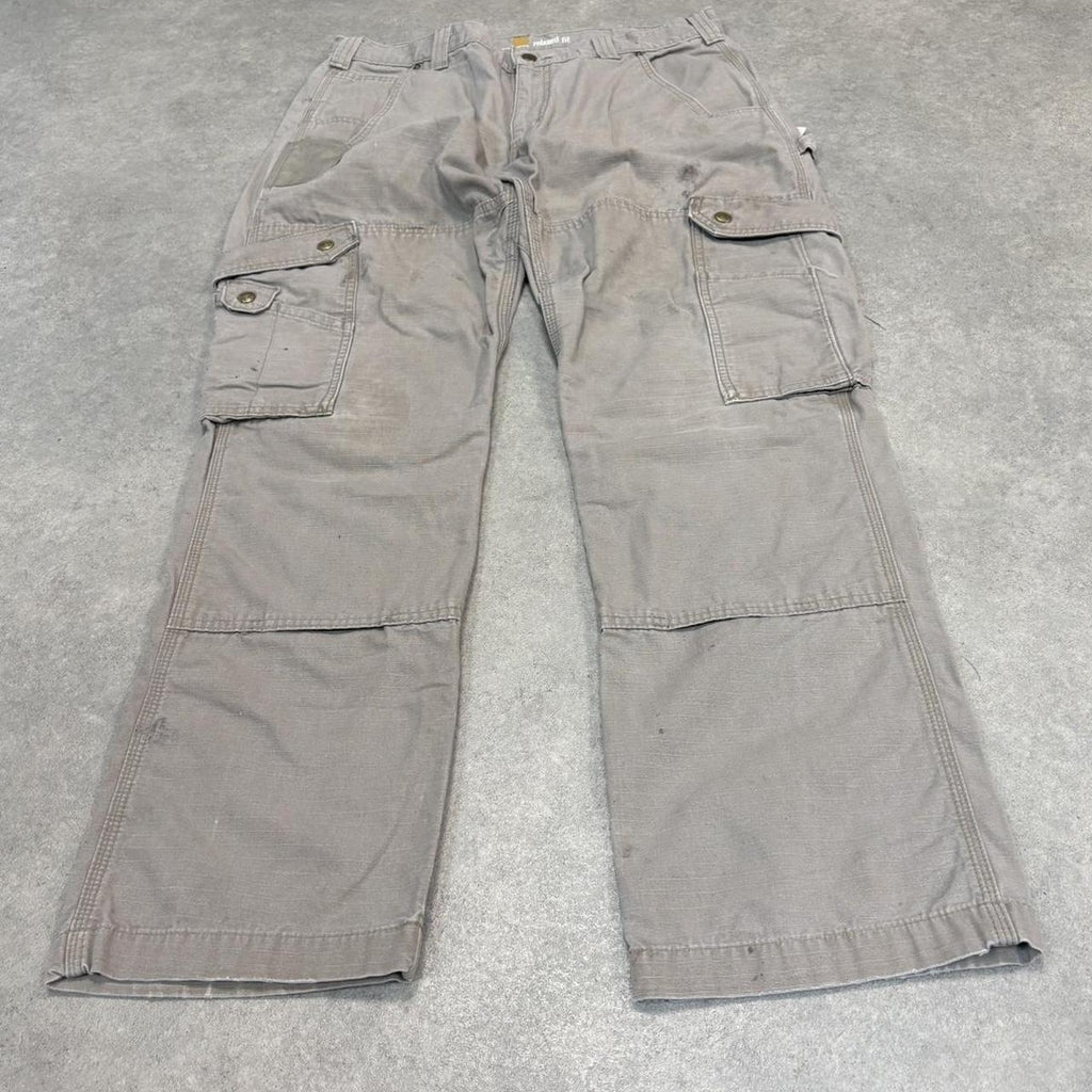 BR2701GN-U - Vintage retro essential  Carhartt Stone ripstop cargo carpenter Trousers pants casual workwear #skater #utility #workwear #carpenter #carhartt