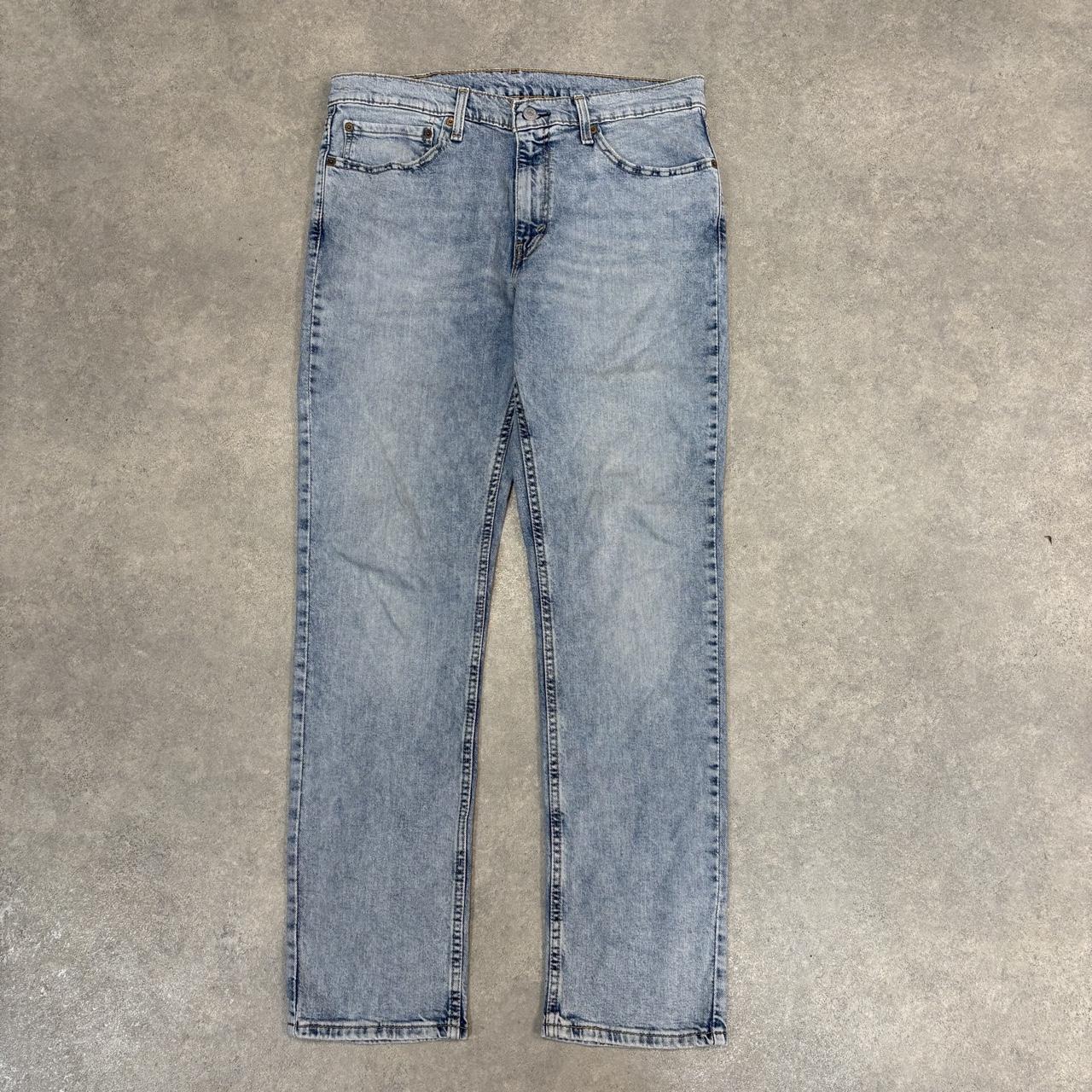 Vintage Levi's 511 Jeans Mens 34x32 Light Wash Denim Wash Straight Leg Trousers Cowboy Western USA 90s Y2K