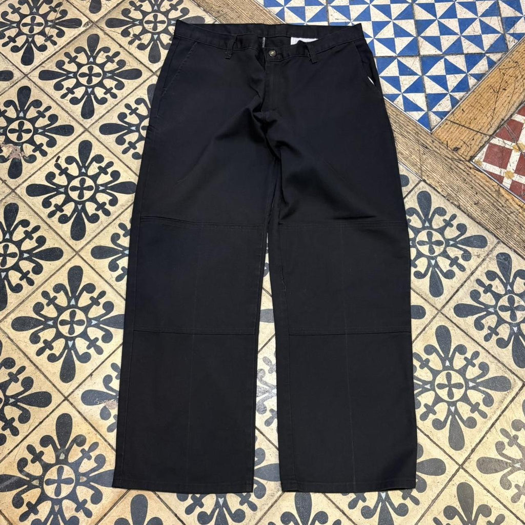 BR1011CX-F - Vintage retro essential Black Dickies Straight Leg Trousers pants casual workwear #skater #utility #workwear #straightleg #dickies