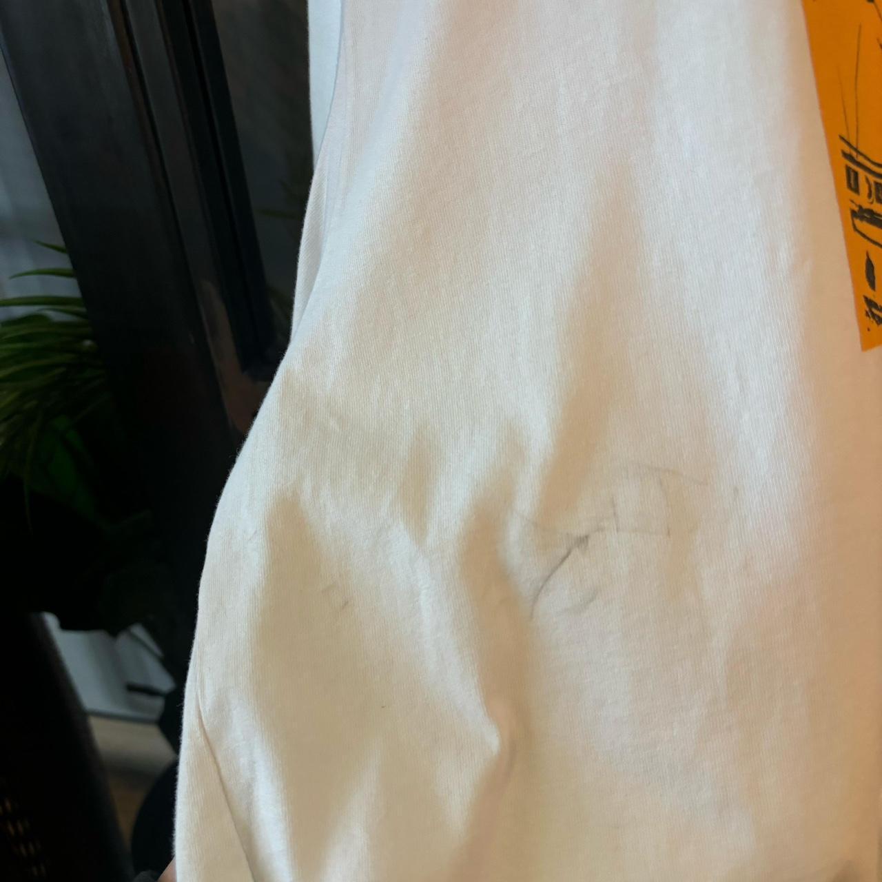 0325A67UP1 - Vintage Retro Essential White The North Face Expedition Proven Graphic Print Top Tee T-shirt #90s #graphic #top #tnf #expedition