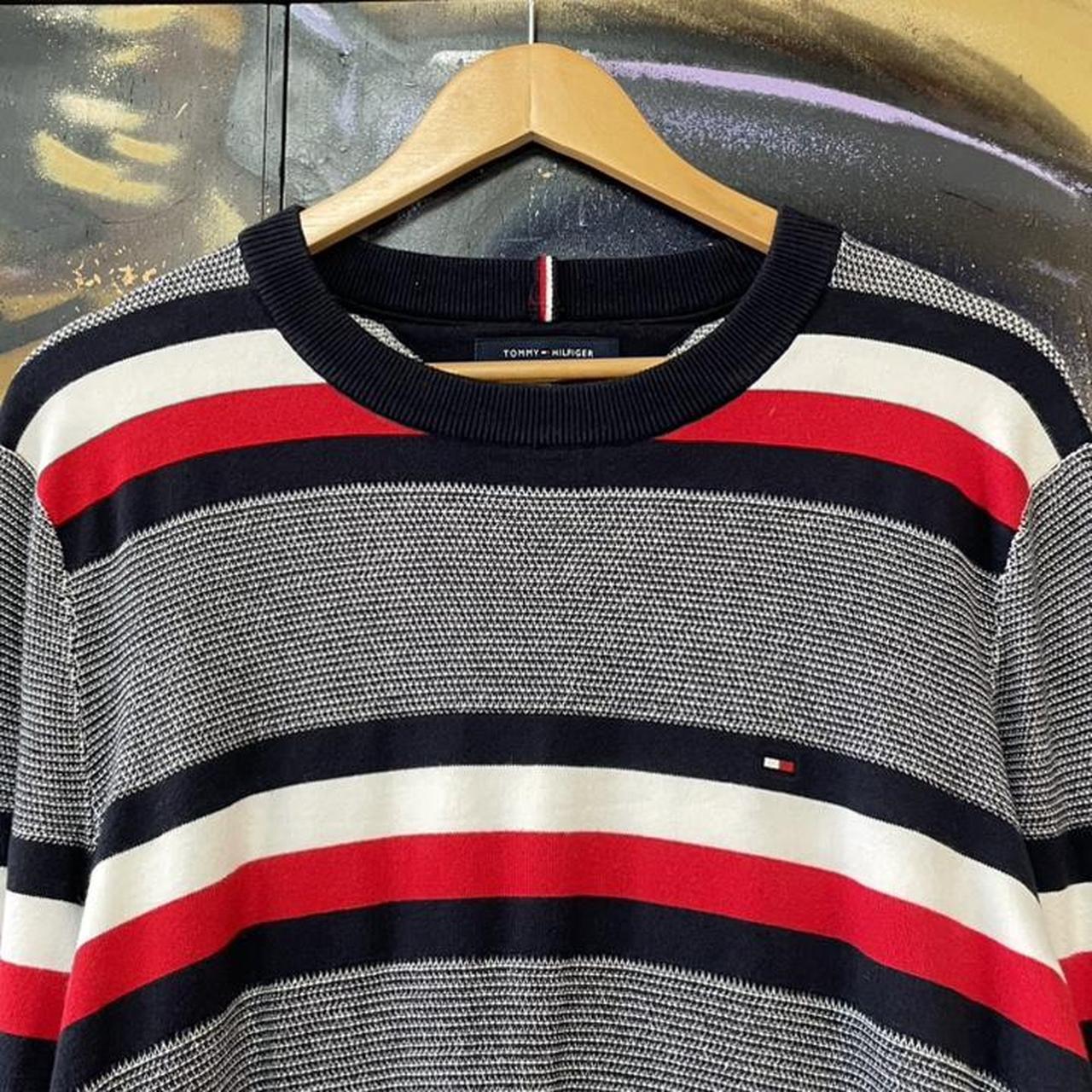 Tommy Hilfiger Tri-Tone Stripe Sweatshirt
