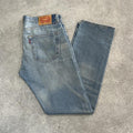 Levi’s 501 Distressed Light Wash Denim Jeans