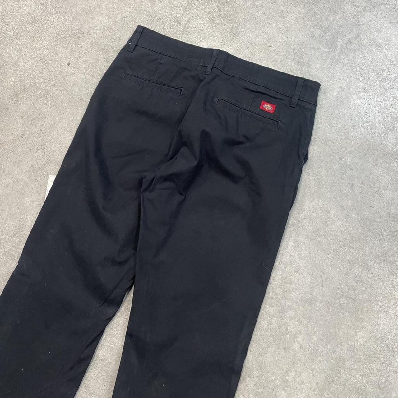 Dickies Black Chino Skater Trousers Workwear Pants