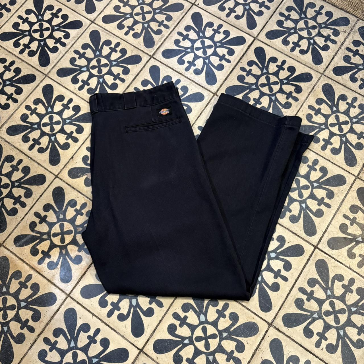 BR1011CV-F - Vintage retro essential Black Dickies Straight Leg Trousers pants casual workwear #skater #utility #workwear #straightleg #dickies