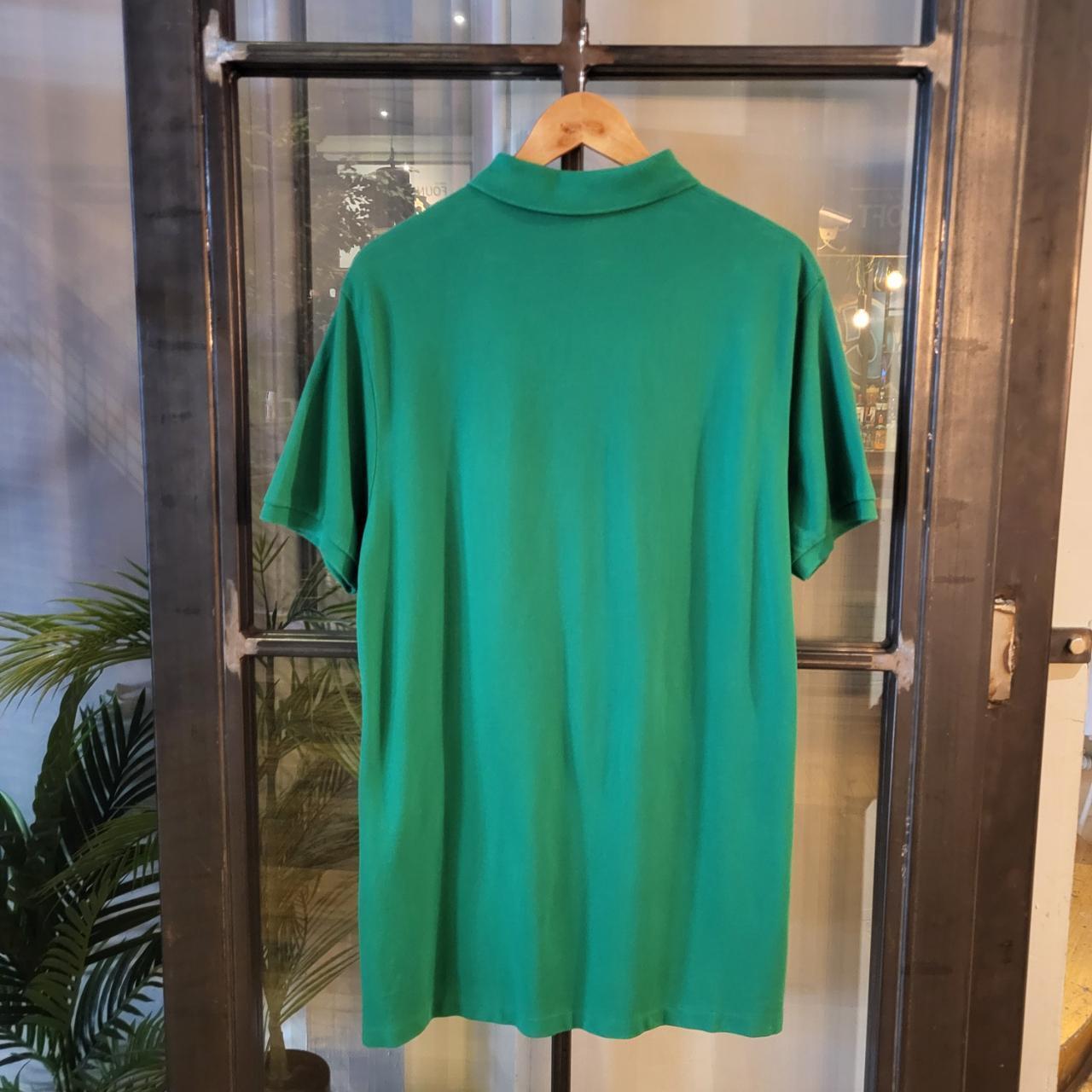 POL123P - Vintage Ralph Lauren Green Polo Shirt Short Sleeve collared button up top #Y2K #preppy #chiefkeef #golf #oldmoney